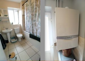 Bathroom and Boiler- click for photo gallery